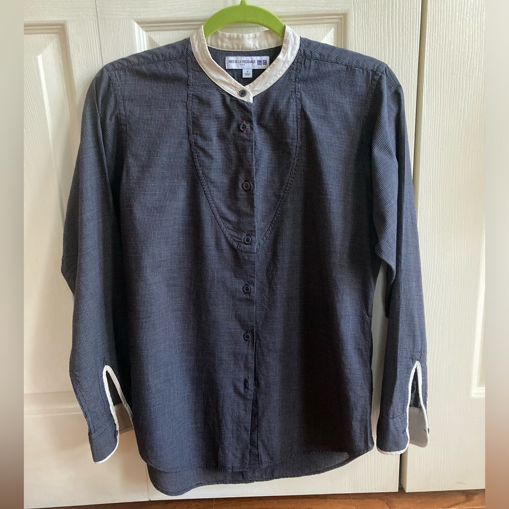 Ines de la Fressange Paris UNIQLO Collaboration Button-Up Long Sleeve Shirt
